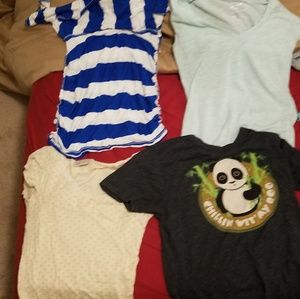 4 shirts